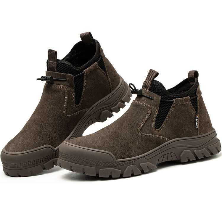 Wholesale Custom Cat Shoes Men Safety Boots Anti Slip Safety Slip On Work Boots for Men