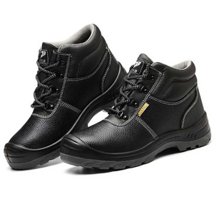 Wholesale Durable Security Long Shoes S3 Waterproof Industrial Steel Toe Work Safety Boots with Zipper