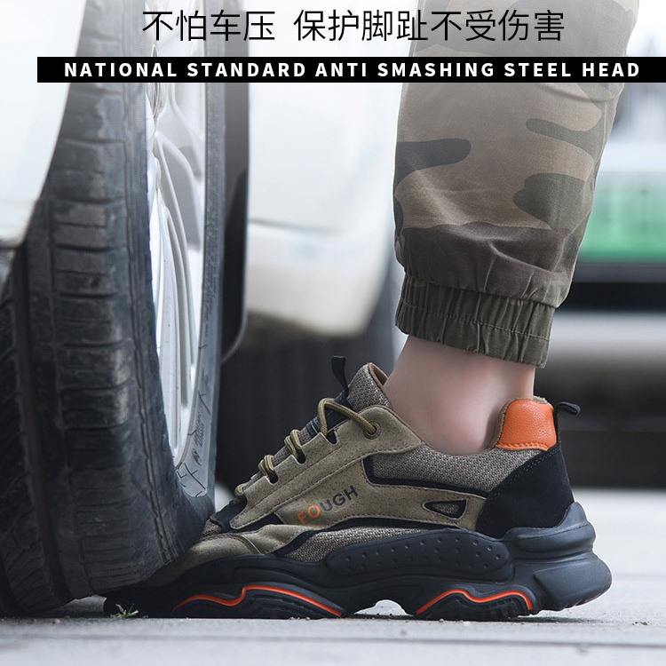 Wholesale Cheap Price Men Work Talan Safety Shoes Boots with Composite Toe and Non-metallic Midsole Forklift Safety Shoes