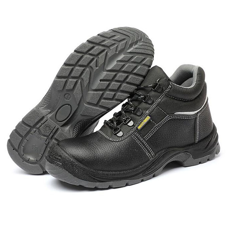 Manufacturer Leather Waterproof Work Rubber Industrial S3 Steel Toe Cap Water Proof Safety Shoes For Men