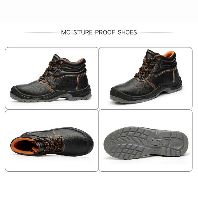 Heavy Duty Steel Toe Boots Shoes Mens Safety Shoes Industries Leather Working Shoes For Men Boots Construction Boot