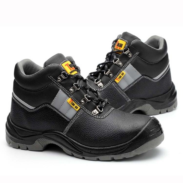 Waterproof Woodland Chelsea Fashionable PPE Rubber Leather Toe Secor Shoes Men Steel Toe Work Safety Boots