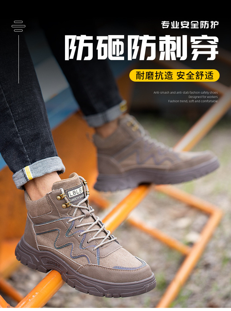 Dungood Lightweight Steel Toe Shoes Construction Water Work Boots for Indestructible OEM Customized CE Safety boots Mens Women