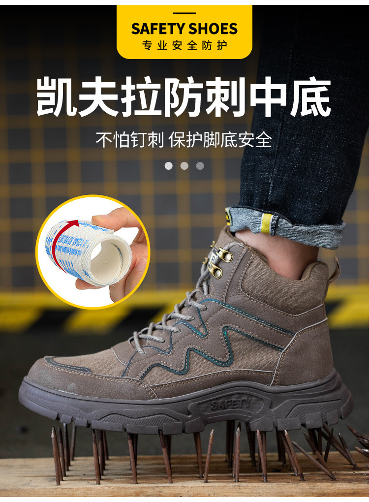 Dungood Lightweight Steel Toe Shoes Construction Water Work Boots for Indestructible OEM Customized CE Safety boots Mens Women