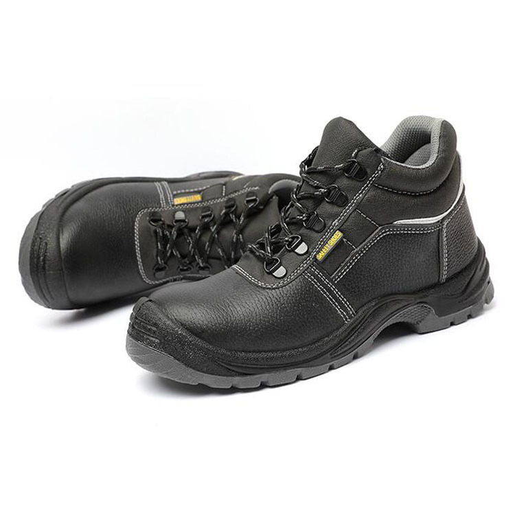 Manufacturer Leather Waterproof Work Rubber Industrial S3 Steel Toe Cap Water Proof Safety Shoes For Men