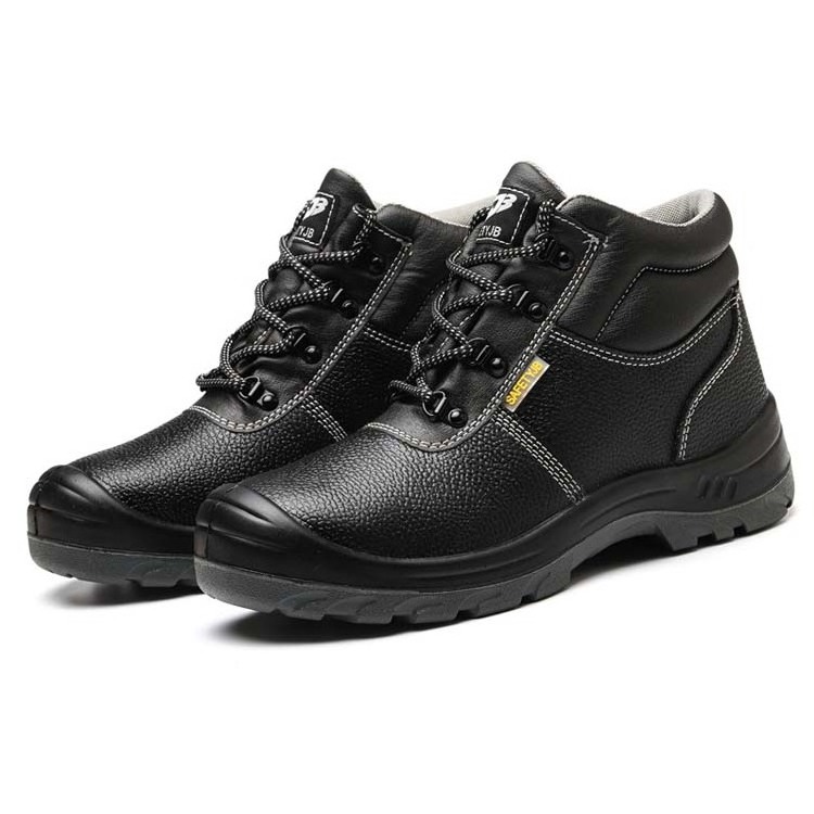 Wholesale Durable Security Long Shoes S3 Waterproof Industrial Steel Toe Work Safety Boots with Zipper