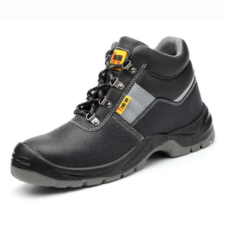 Waterproof Woodland Chelsea Fashionable PPE Rubber Leather Toe Secor Shoes Men Steel Toe Work Safety Boots