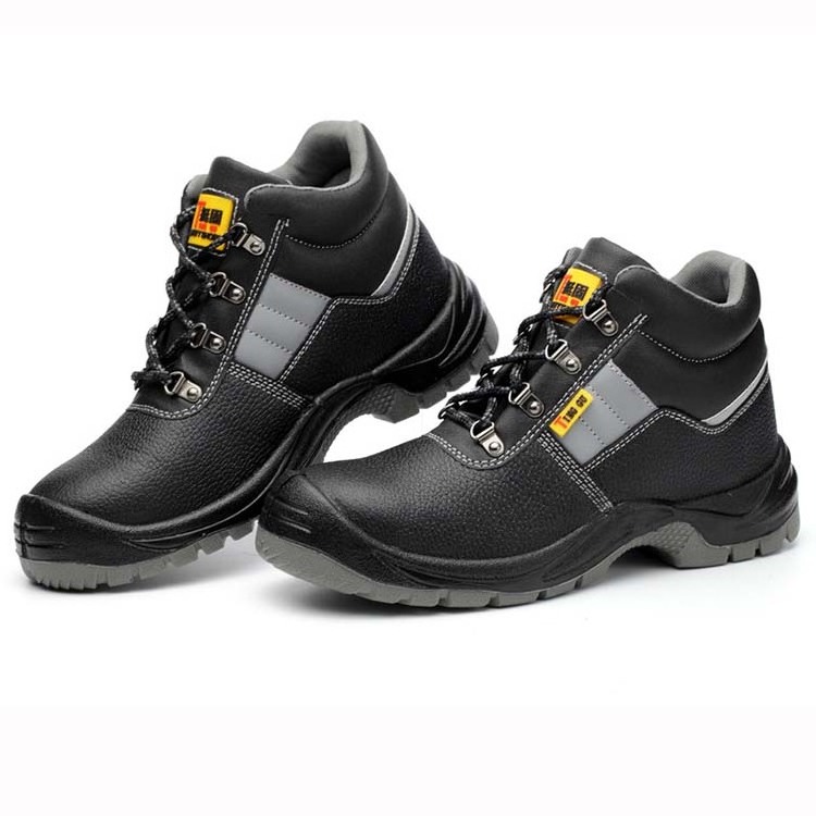 Waterproof Woodland Chelsea Fashionable PPE Rubber Leather Toe Secor Shoes Men Steel Toe Work Safety Boots