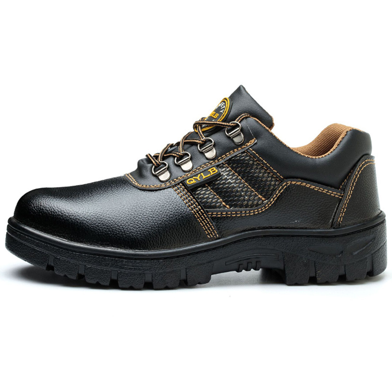 Manufacturer Factory Custom Safety Shoes for Men Steel Toe Leather Slip Resistant Waterproof Stab Resistant S3 Shoes Wholesale