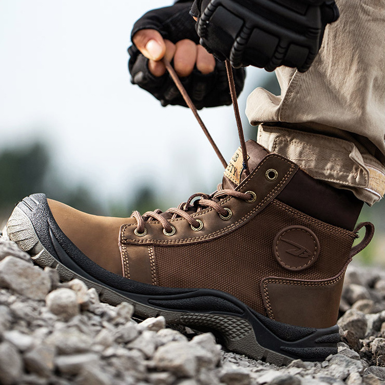 2024 Botas de Trabajo de Seguridad Nieve con Punta de Acero Para Hombres Zapatillas Altas