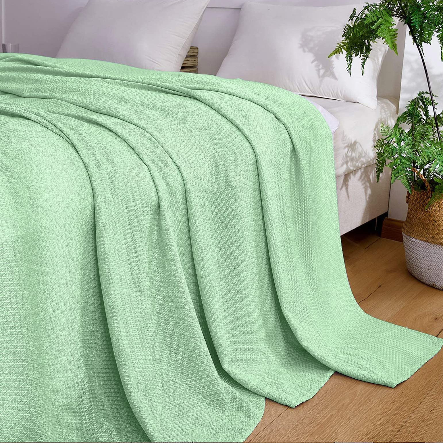 Hot selling Cold Cool Lightweight Rayon From Bamboo Blanket For Couch Bed, Blanket Cozy Soft For All Season Use