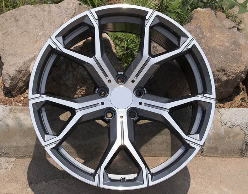 X5/X5 M G05 F15 Gun Metal Machined Face 20 inch and 21inch Forged Aluminum Alloy Wheel Rims