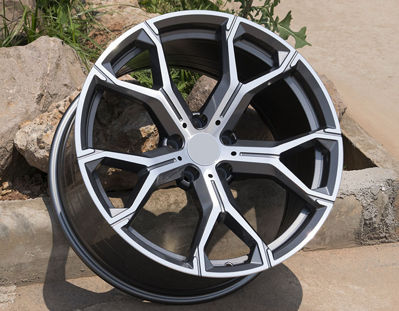 X5/X5 M G05 F15 Gun Metal Machined Face 20 inch and 21inch Forged Aluminum Alloy Wheel Rims