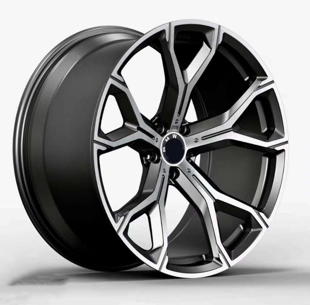 X5/X5 M G05 F15 Gun Metal Machined Face 20 inch and 21inch Forged Aluminum Alloy Wheel Rims