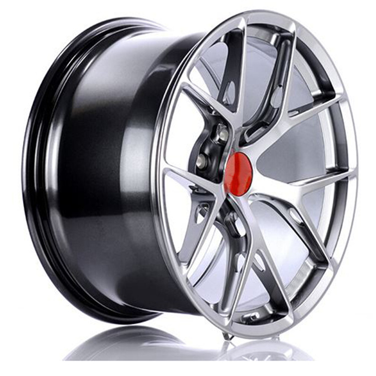 Custom forged wheels Hot sale OEM FIR passenger car 5x112 5x120 5x130 Alloy wheels silvery