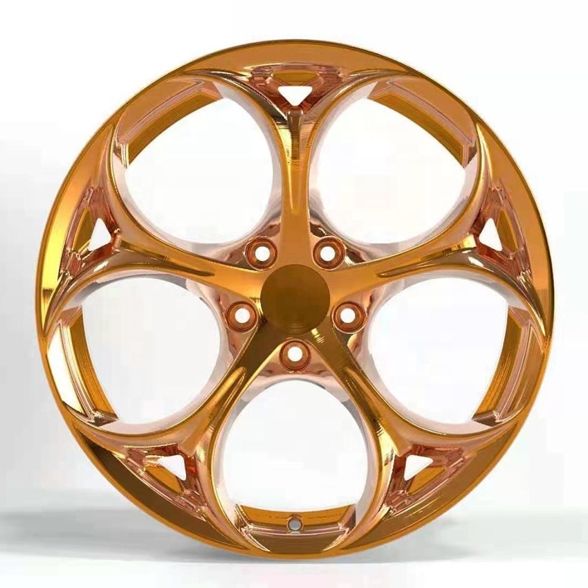 Customized forged wheels with Brushed rose gold suitable for Afa Romeo  Giulia Giulietta R18 R19 R20 R21 R22 5x110