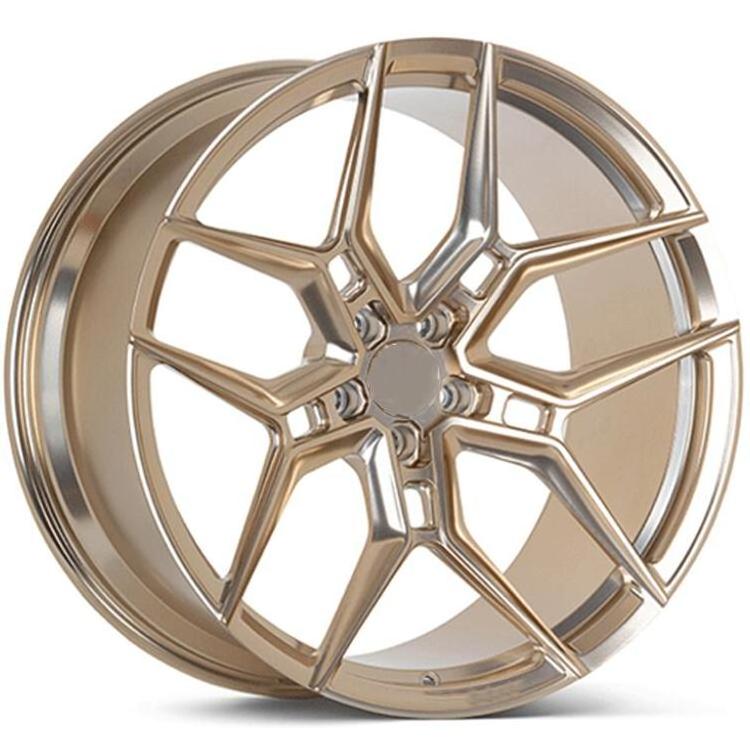 Custom forged wheels 18 19 20 inch 6061T6 alloy rims gold