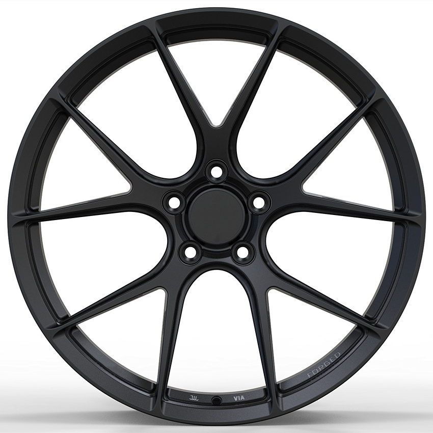 Customized forged wheels with BLACK lips for R18 R19 R20 R21 R22 5x112 5x120 5x114.3 5 x130 5x139.7