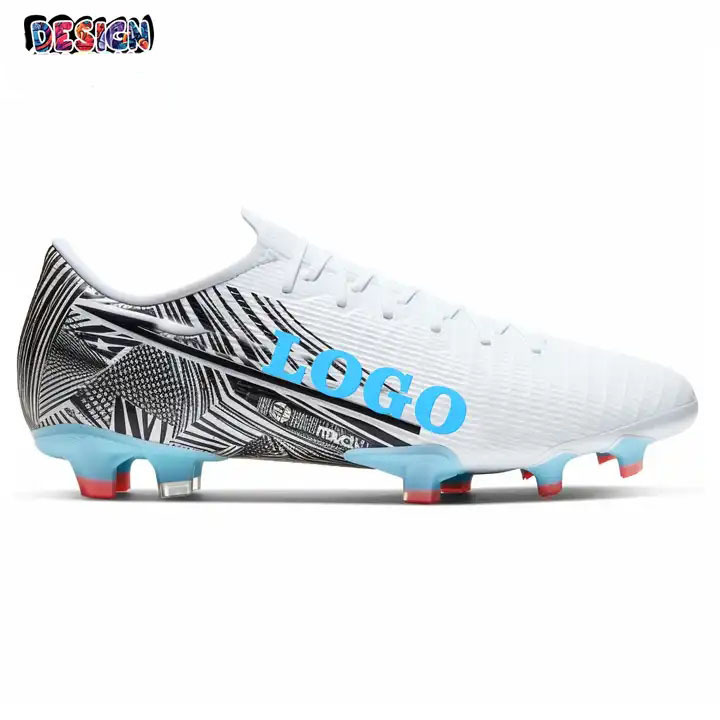 OEM soccer shoes Custom design shoes with own logo children soccer shoes football boots soccer cleats for kids