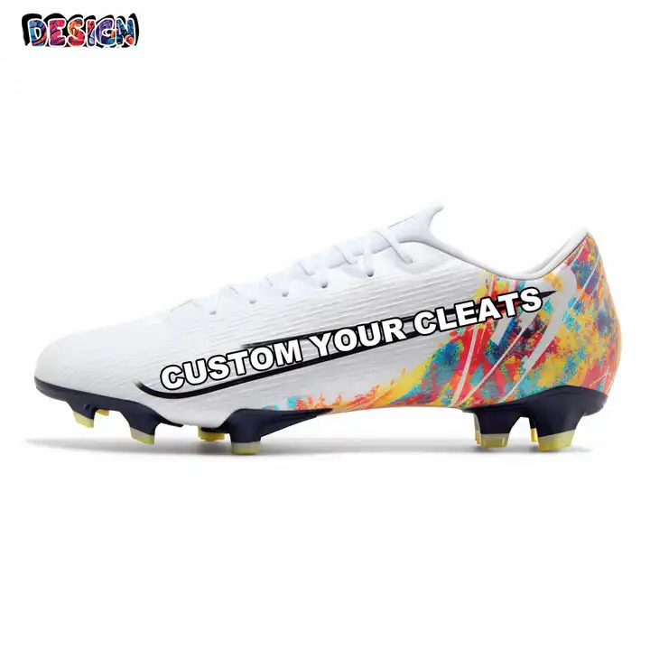 Manufacturers Custom Latest Team Soccer Shoes Cleats Professional High-Top Athletic Football Boots for Outdoor Indoor TF/AG