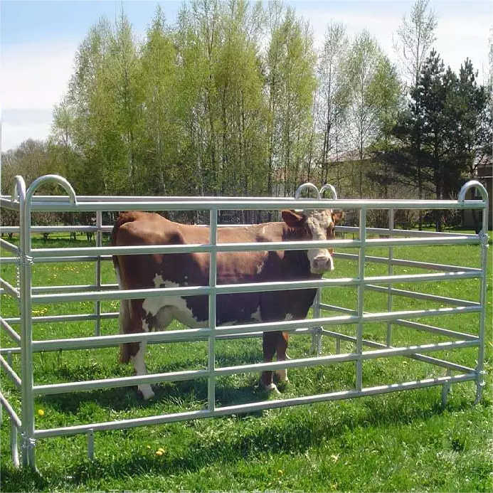 High Quality PVC horse fence / farm fence Galvanized metal cattle corral livestock farm yard fence panels