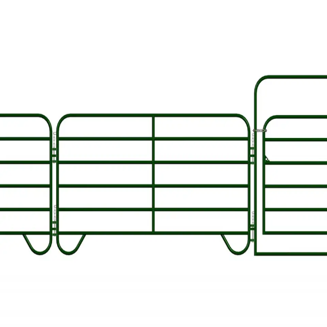 Livestock Metal Fence Panels Horse Gate Panels galvanized portable cattle fence horse round pen panel