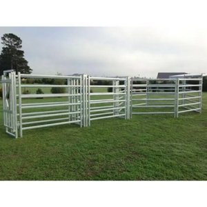 Livestock Metal Fence Panels Horse Gate Panels galvanized portable cattle fence horse round pen panel