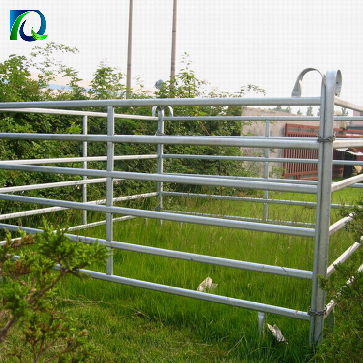 Factory price removable sliver metal tube sheep panel goat fence panel for farm