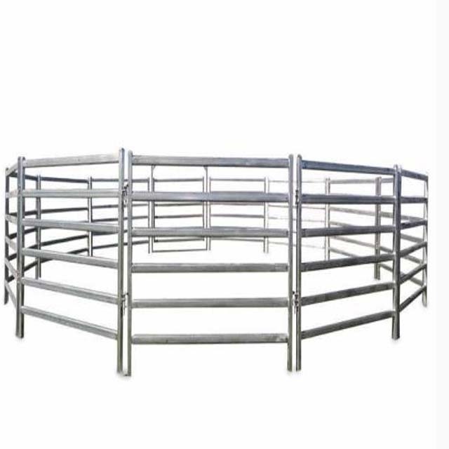 Factory hot sale round pen 12ft horse portable fence panel used cattle corral yard fence panel