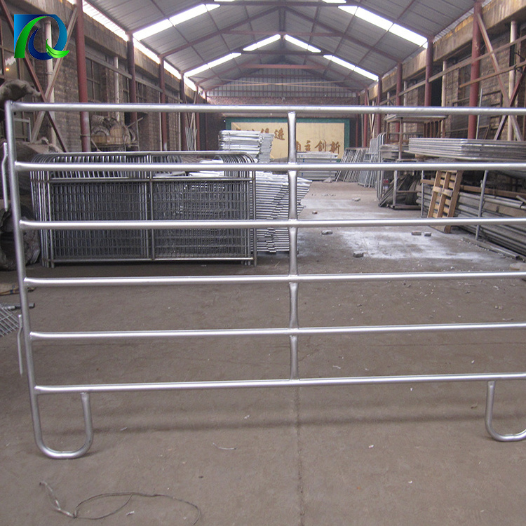 Factory price removable sliver metal tube sheep panel goat fence panel for farm