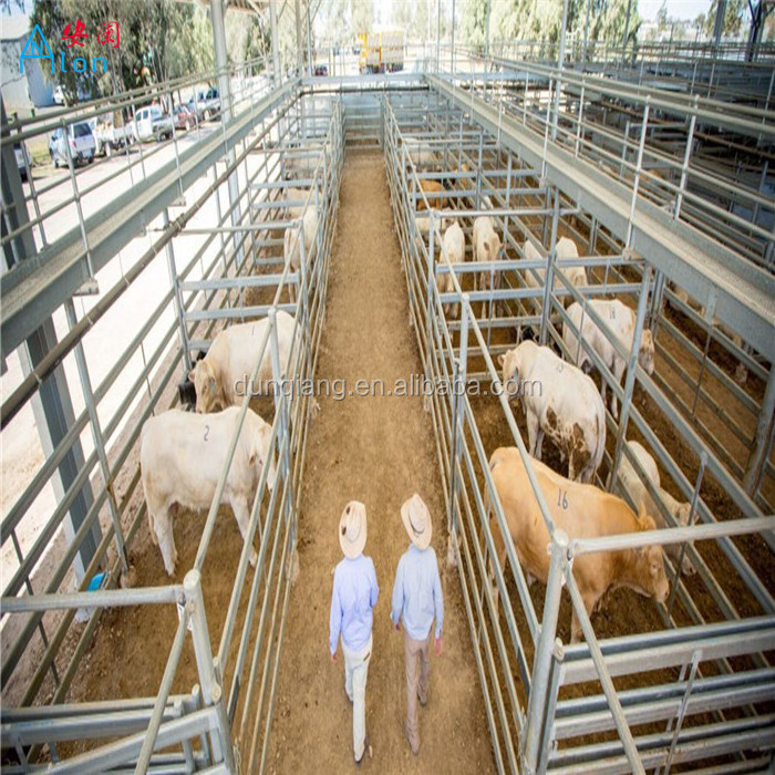 Good sales sheepyard mesh sheep and goat panels /alpaca rail fence with high quality sheep corral panels