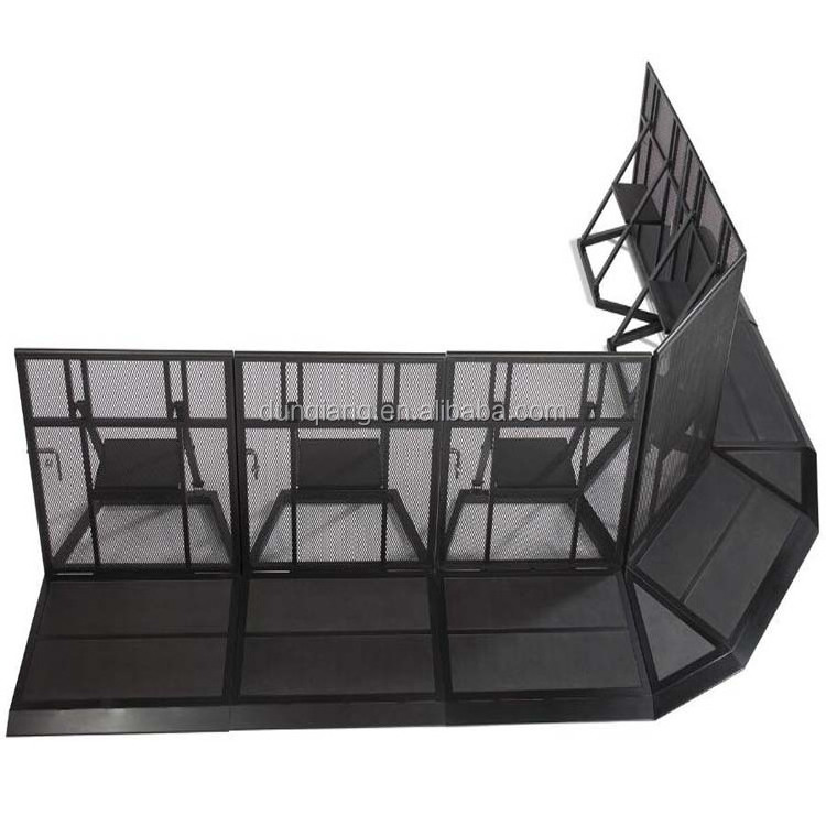 mojo Metal crowd control barrier