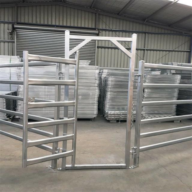 Livestock Metal Fence Panels Horse Gate Panels galvanized portable cattle fence horse round pen panel