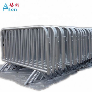 Temporary crowd control barrier, galvanized Pedestrian Barriers, french barricade