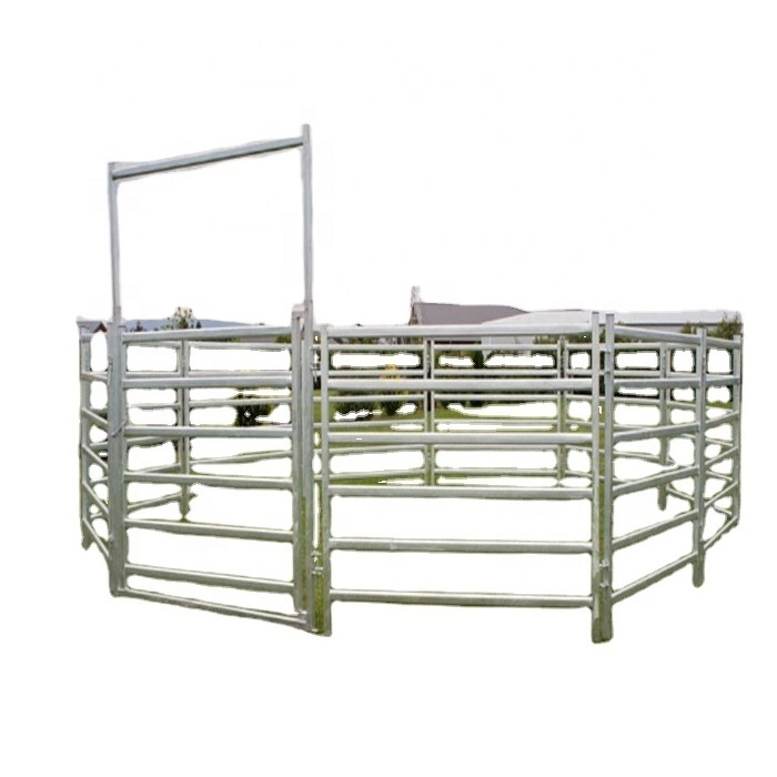 Direct Factory Farm Animal Sheep/Cattle/Goat/Horse Yard Panel Livestock Panel Iron Farm Fence