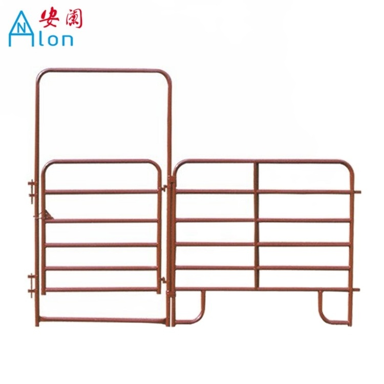 Good sales sheepyard mesh sheep and goat panels /alpaca rail fence with high quality sheep corral panels