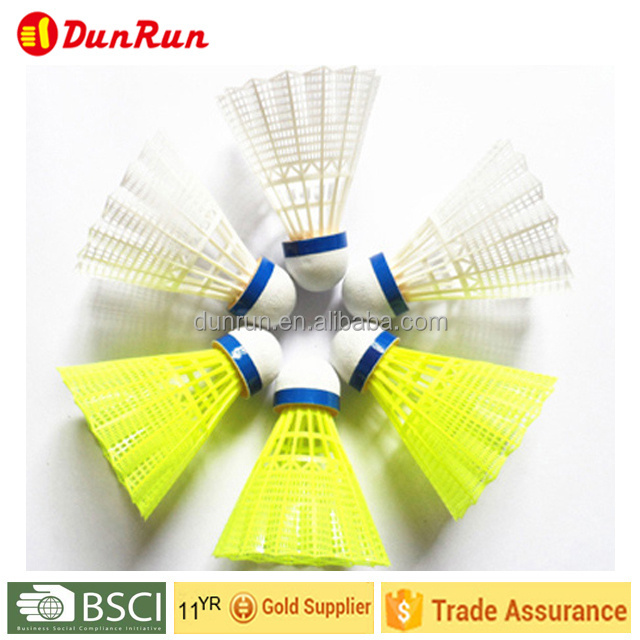 DunRun High Quality Pu Cock Nylon Feather Shuttlecock Tournament Badminton Shuttlecock