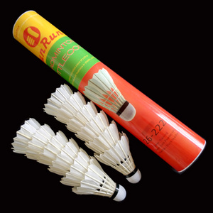 High Quality Shuttlecock Badminton Duck Feather Durable Training Shuttlecock Badminton Ball Custom Logo