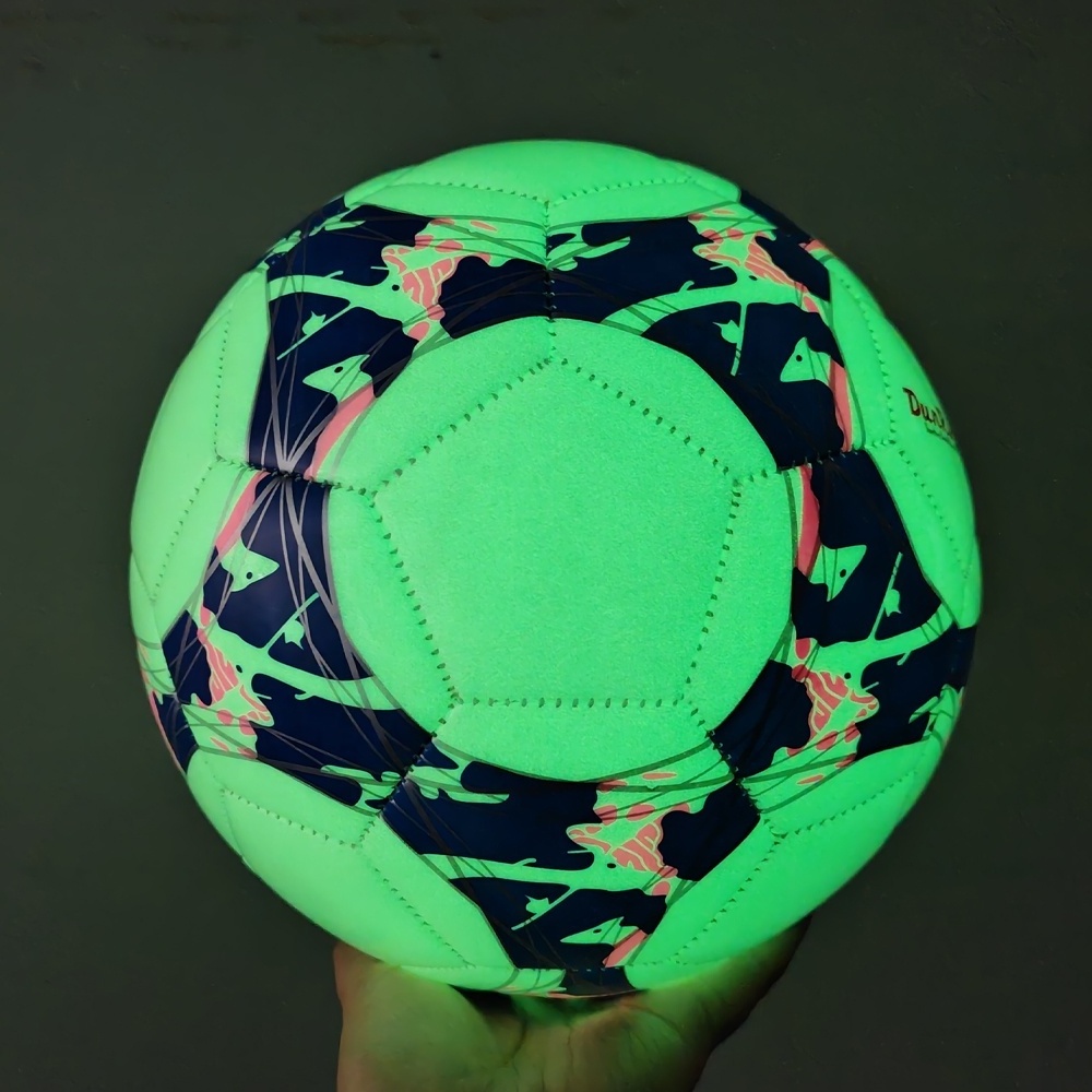 Glow in The Dark Light Up High Quality PVC PU Custom Soccer Ball Size 5 Football Balloon