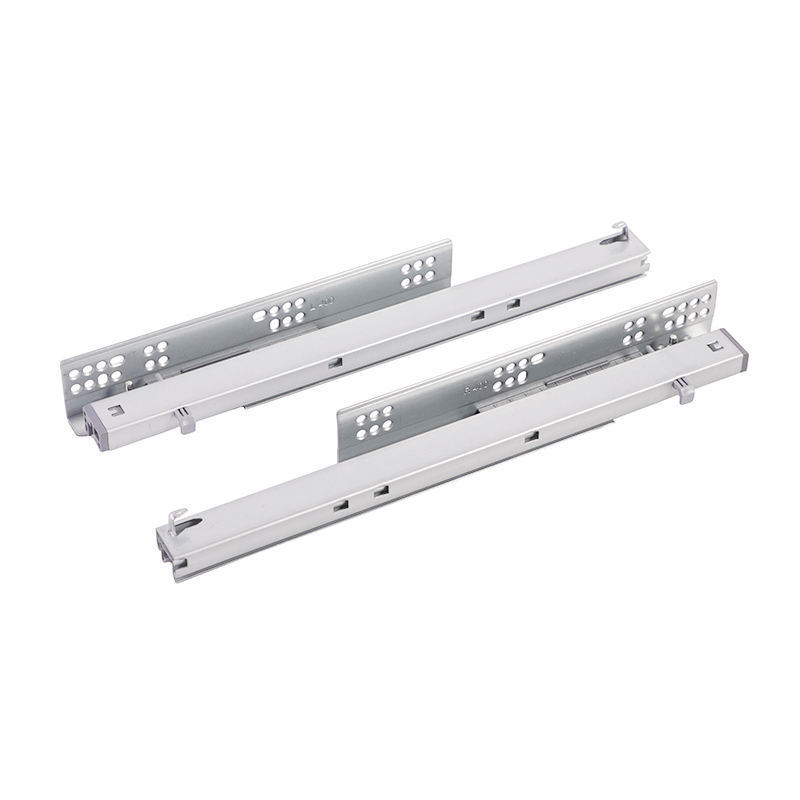 High Quality Low Moq Customized Aluminum Half Pull Out Drawer Undermount Slides