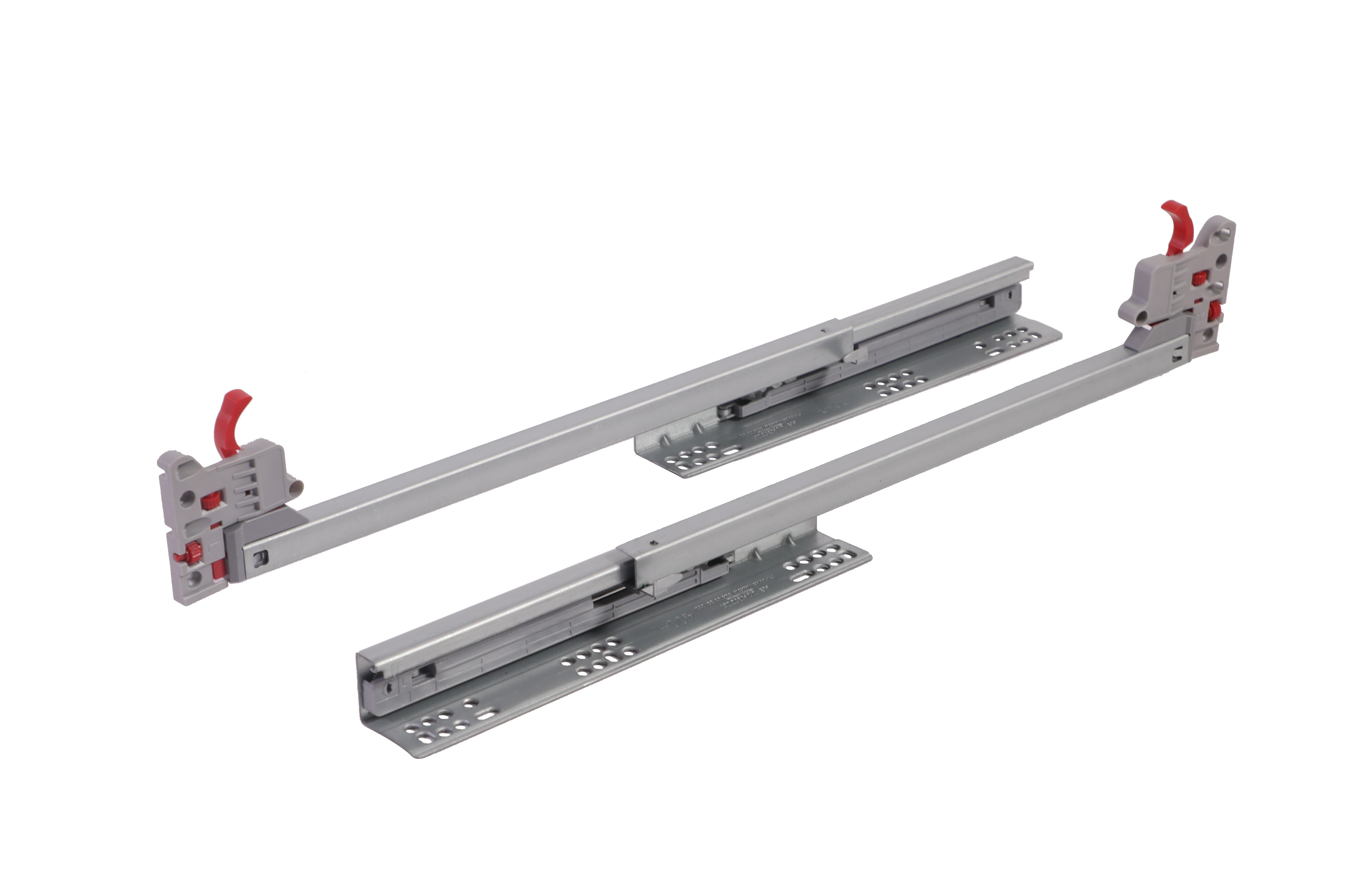 DNTI Professional Manufacture Two Folds Part Extension Undermount Drawer Slide Concealed Slide with Soft-close Drawer Slide