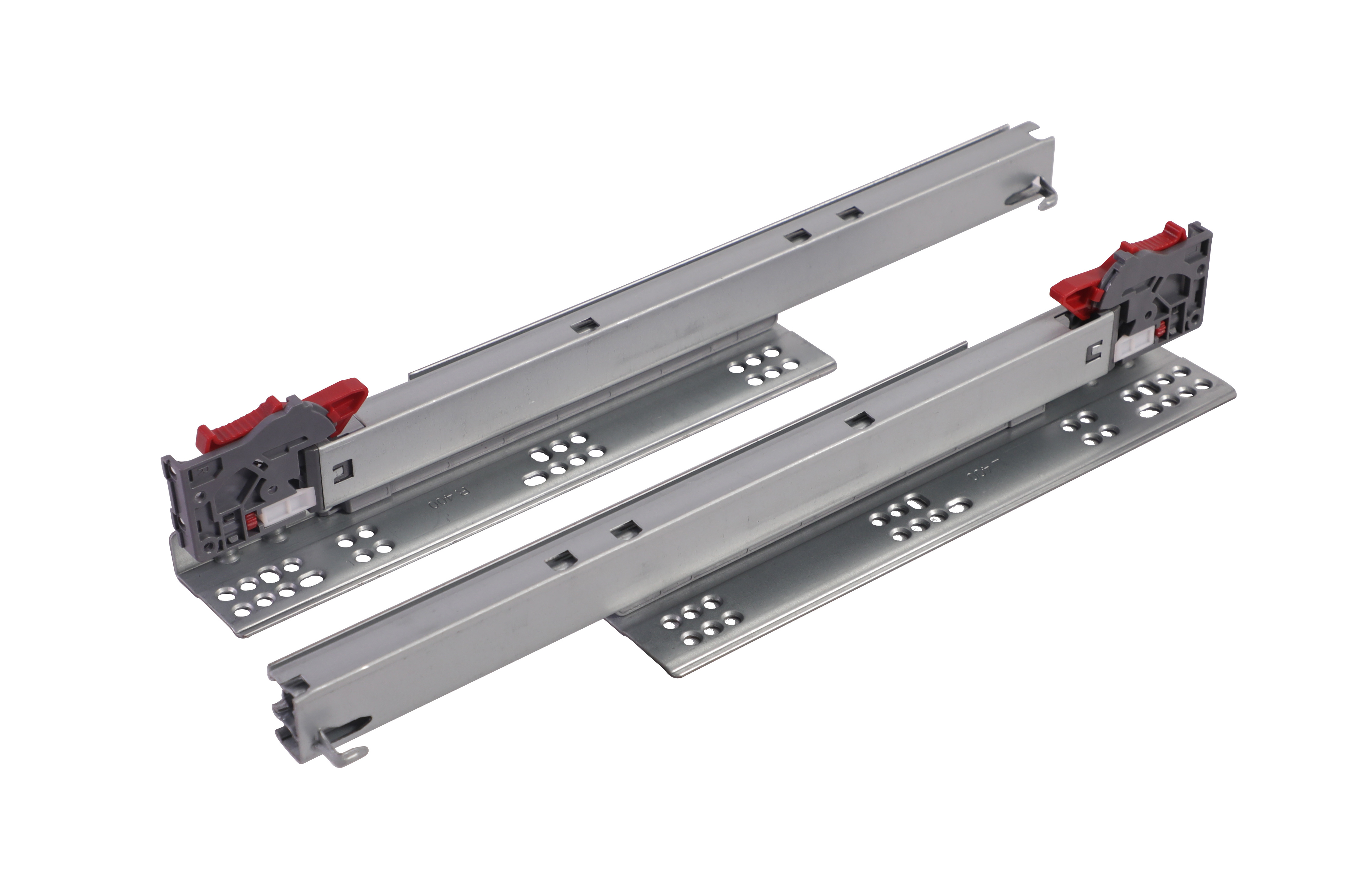 DNTI European style fully extended Buffer closure telescopic channel undermount drawer slide