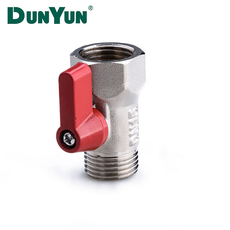 Female male Brass Mini Ball Valve with Aluminum Handle