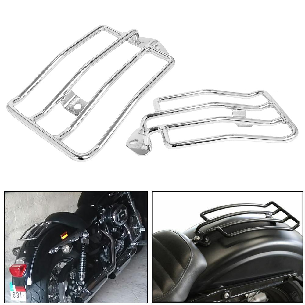 For Harley XL Sportsters Iron 48 883 XL1200 Single Seater 2004-2019 Motorcycle Luggage Rack/Support Frame