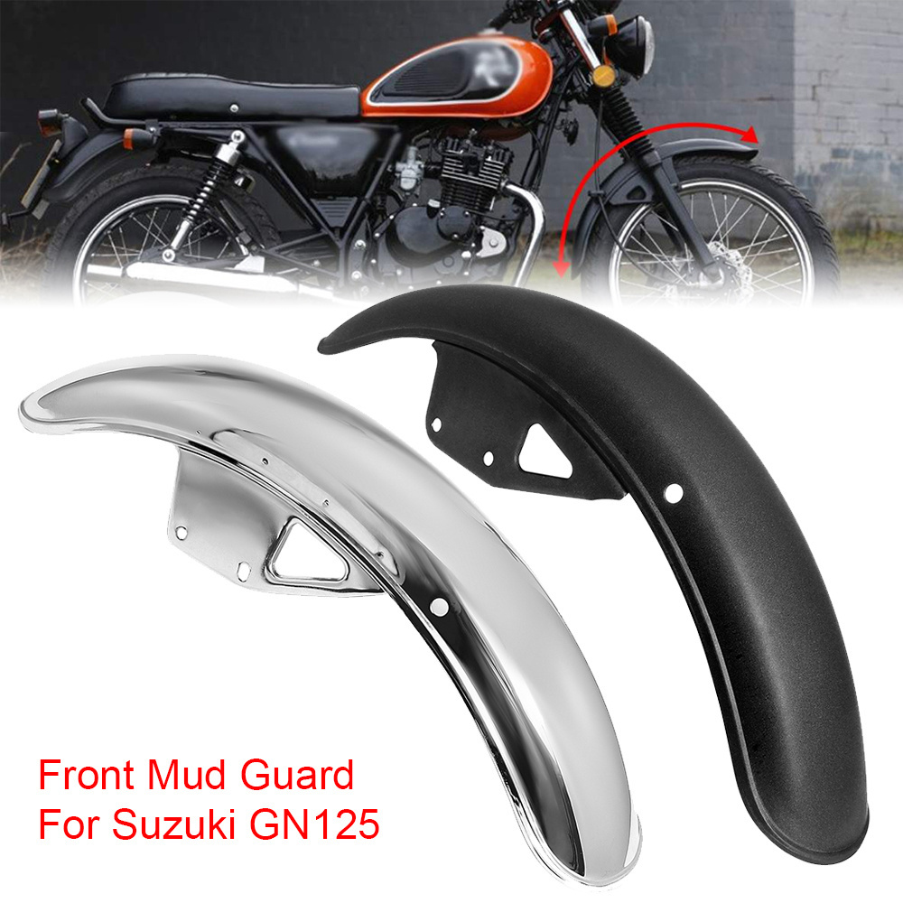 22.05inch Motorcycle Front Fender Mud Flap Dirt Splash Guard Wheel Cover Mudguard for Suzuki GN125/ 56cm