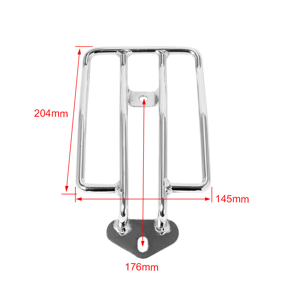 For Harley XL Sportsters Iron 48 883 XL1200 Single Seater 2004-2019 Motorcycle Luggage Rack/Support Frame