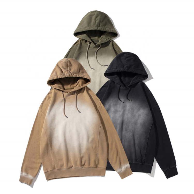 DCY 80 cotton 20 polyester hoodies,heavyweight oversize hoodie,embossed logo acid washed hoodie