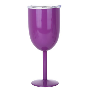 Stainless Steel Wine Glasses Tumbler Vacuum Insulated Wine Goblet