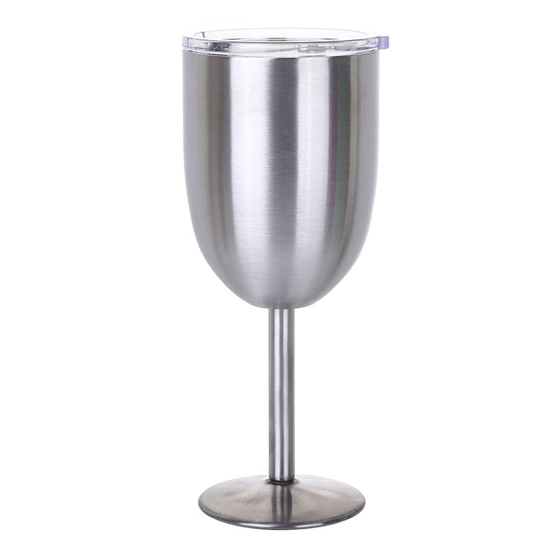 Stainless Steel Wine Glasses Tumbler Vacuum Insulated Wine Goblet