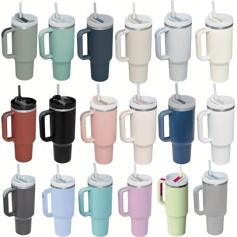 New Version 40oz Personalized travel mug coffee mug double wall stainless steel thermal insulated mug with handle